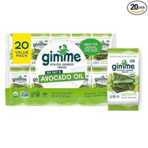 Gimme Seaweed Organic Premium Roasted Seaweed Snacks